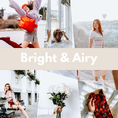 Bright & Airy | Lightroom Preset Pack